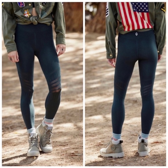 Free People Movement Gone Adrift Leggings Green XS